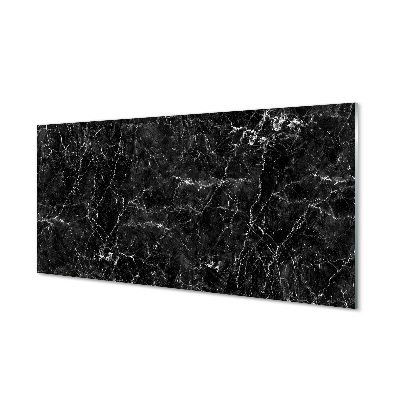 Obraz na szkle Kamień czarno-biały marmur