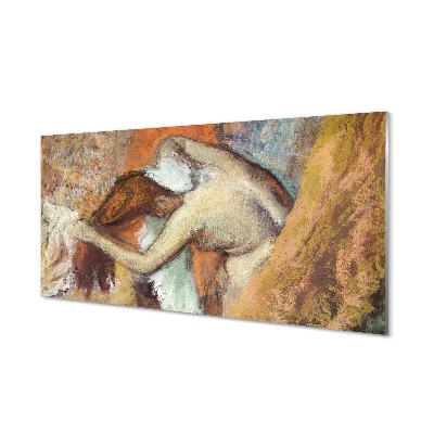 Obraz na szkle Edgar Degas - Woman at her toilette