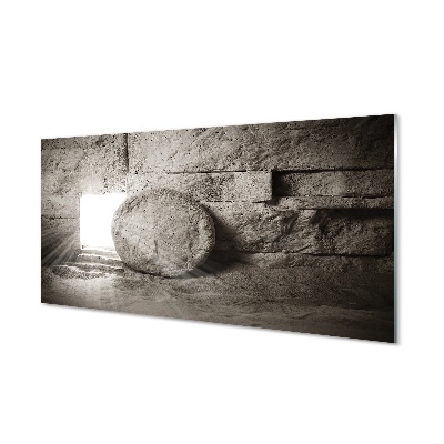 Obraz na szkle Jaskinia wyjście skały