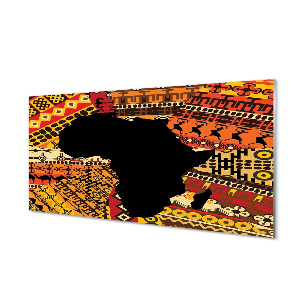 Obraz na szkle Afrykańskie wzory kontynent