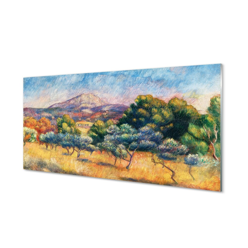 Obraz na szkle Pierre Auguste Renoir - Góra Świętej Wiktorii