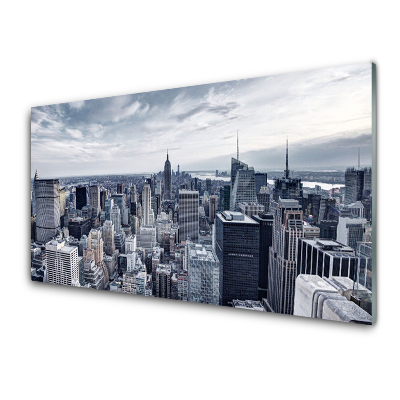Obraz na Szkle Metropolia Miasto Wieżowce