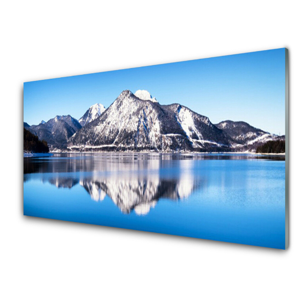 Obraz na Szkle Góry nad jeziorem