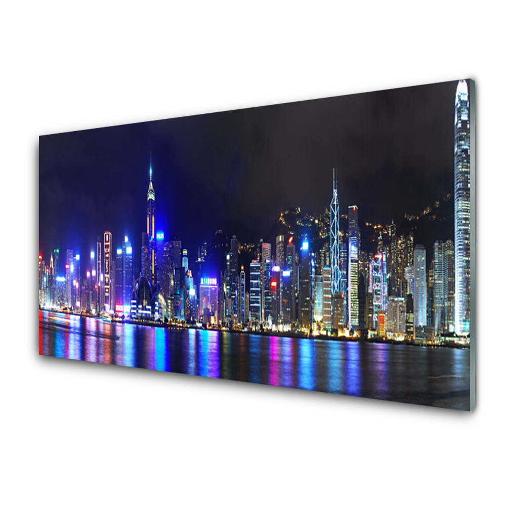 Obraz na Szkle Światła Miasta