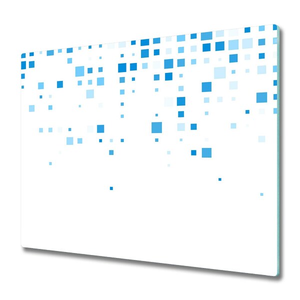 Deska kuchenna Niebieskie sześciany