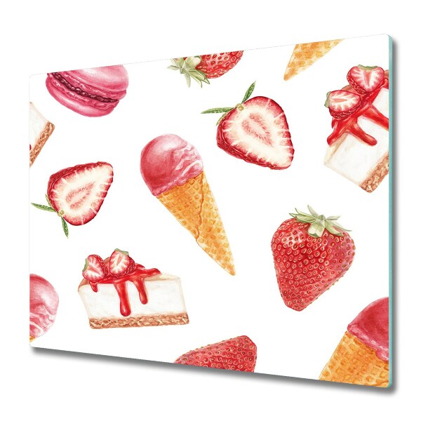 Deska kuchenna Rysunkowe słodkości