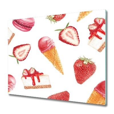 Deska kuchenna Rysunkowe słodkości