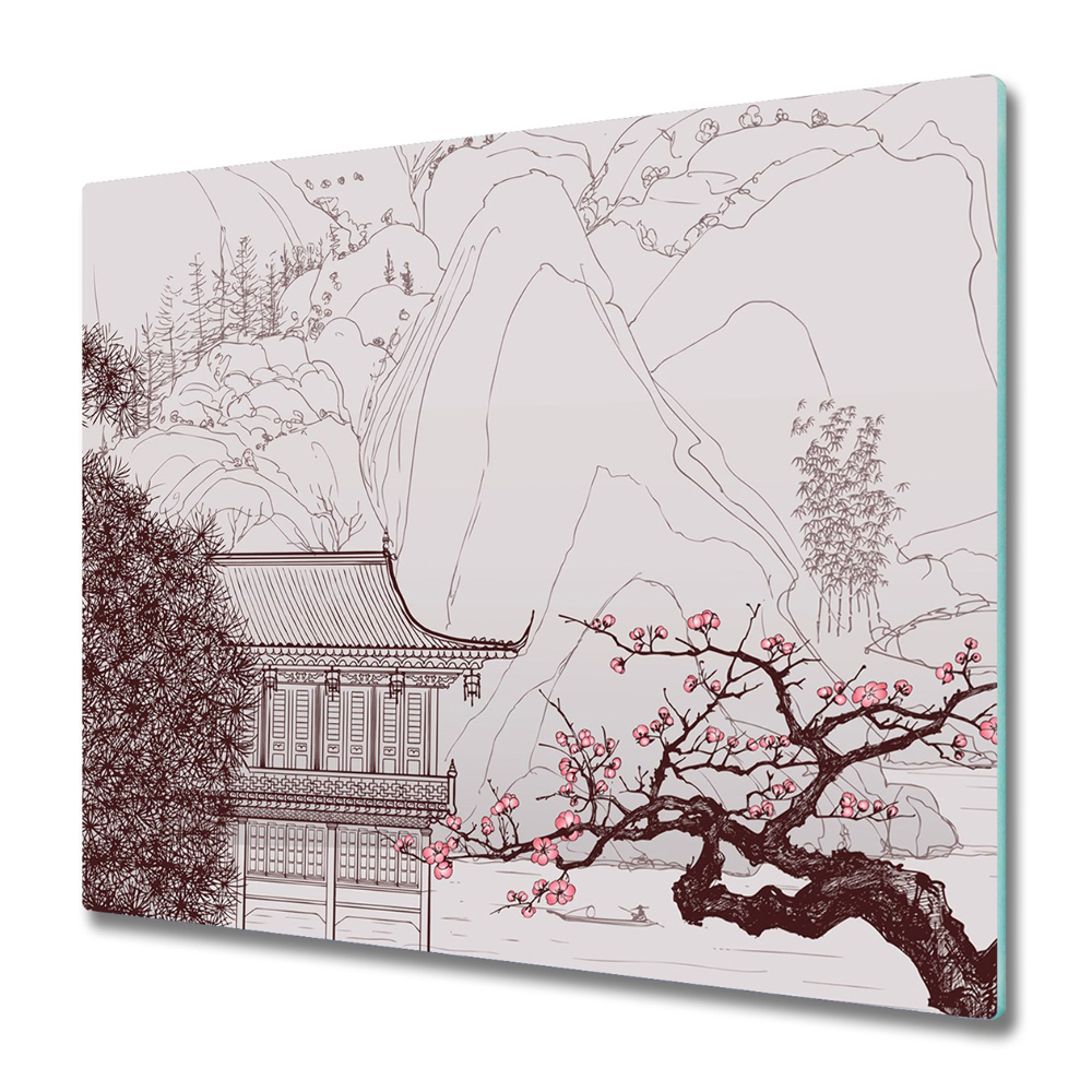 Deska kuchenna Japoński widok