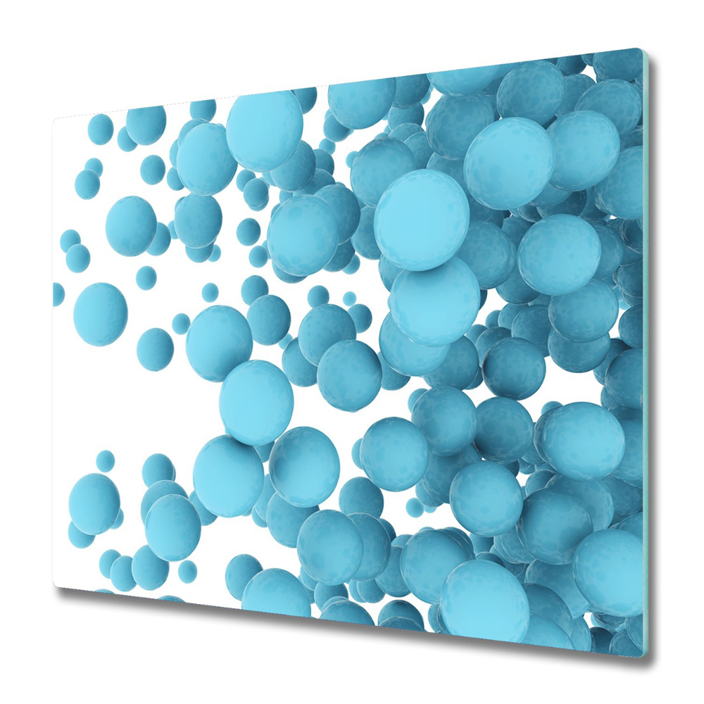 Deska kuchenna Abstrakcyjne niebieskie kulki