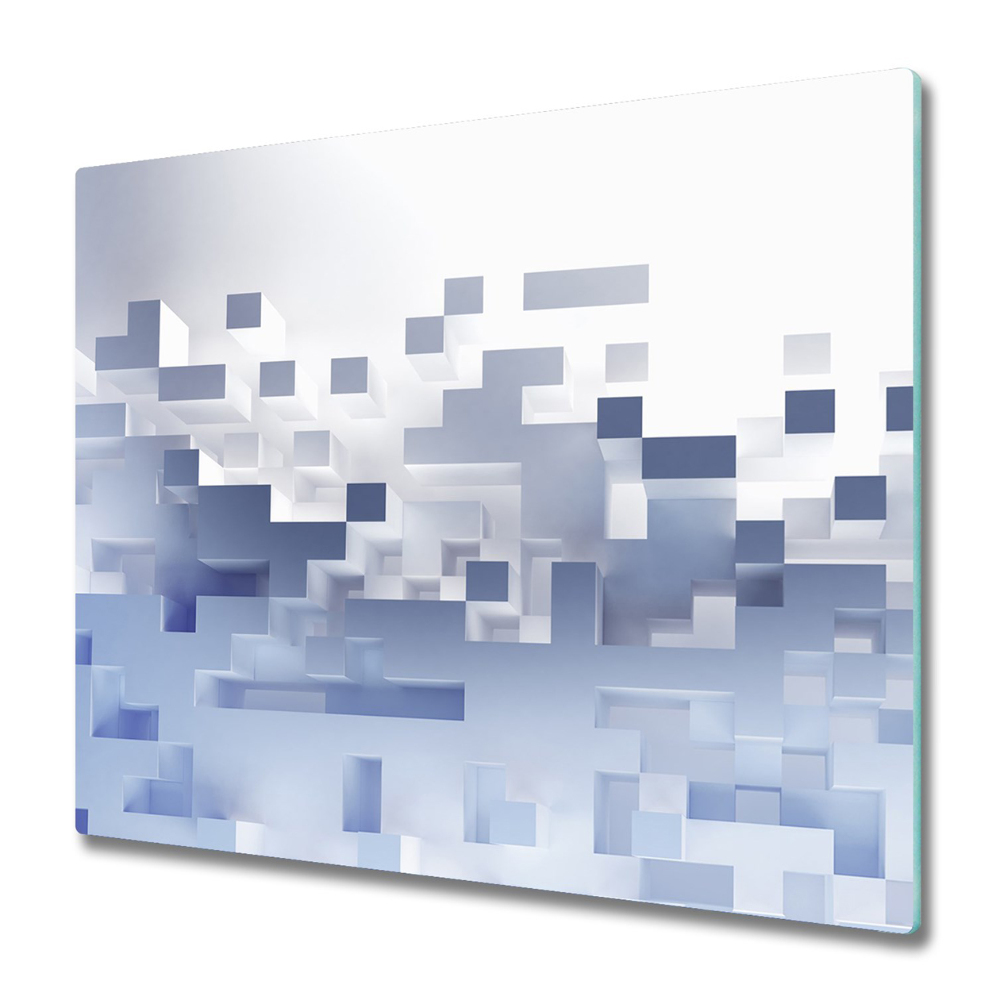 Deska kuchenna Białe pixele