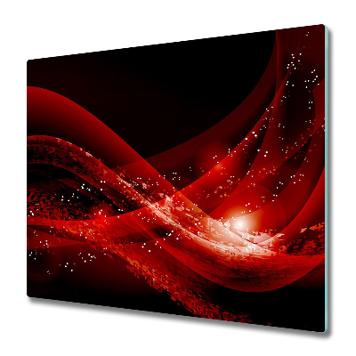 Deska kuchenna Abstrakcyjne czerwone linie