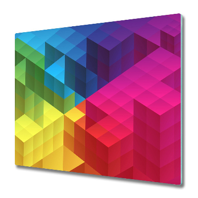 Deska kuchenna Tęczowe geometryczne tło