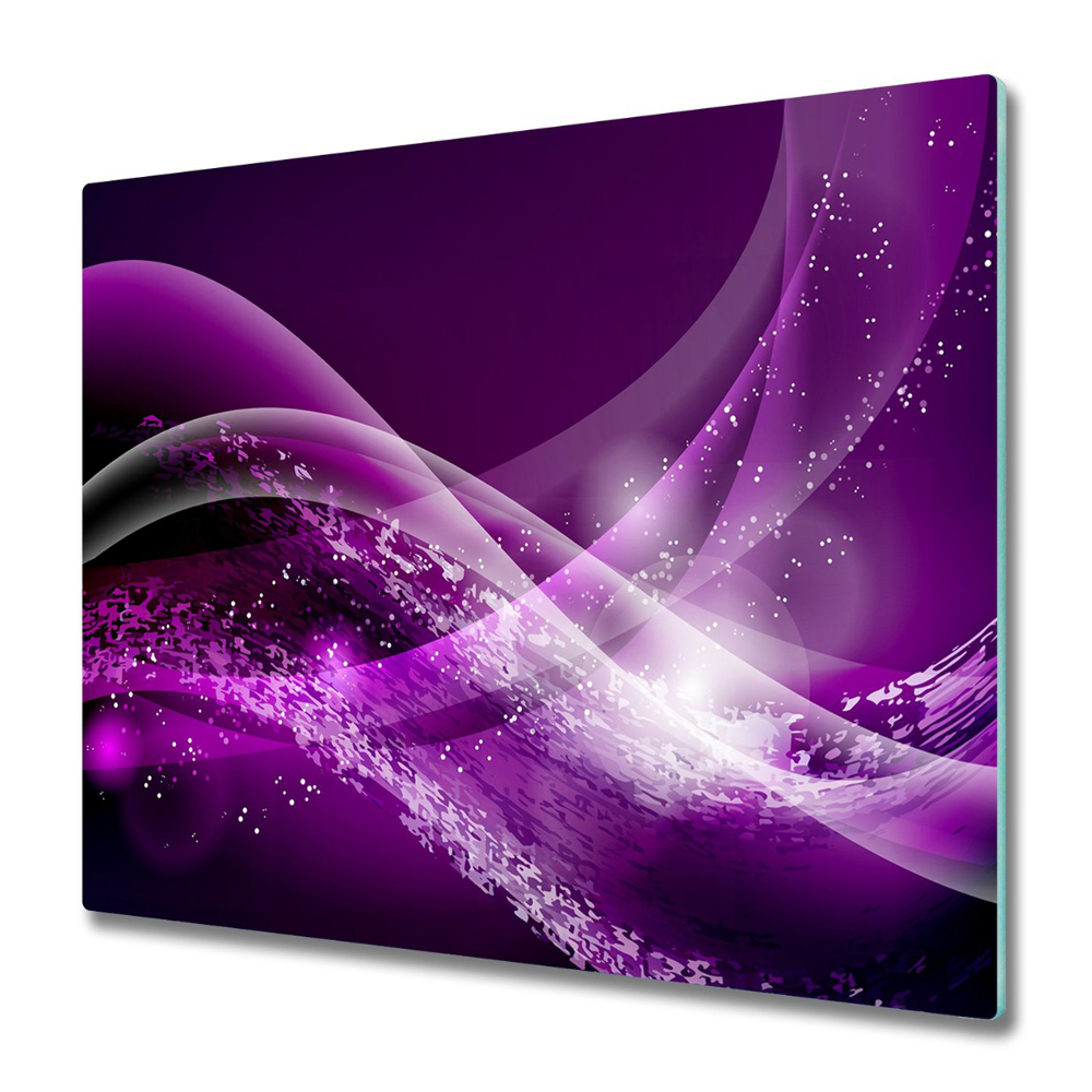 Deska kuchenna Abstrakcyjna fioletowa fala