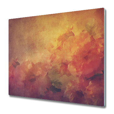 Deska kuchenna Pomarańczowe kwiaty vintage