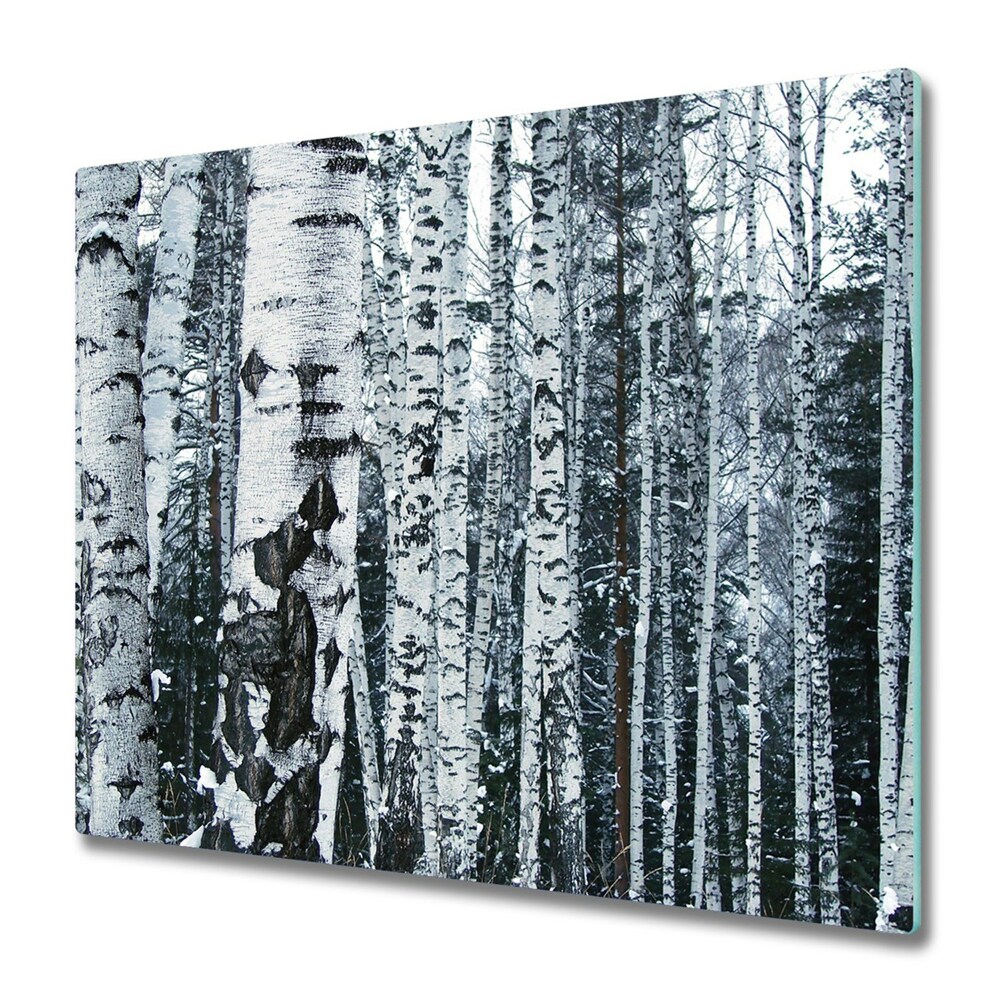 Deska kuchenna Czarno-białe brzozy