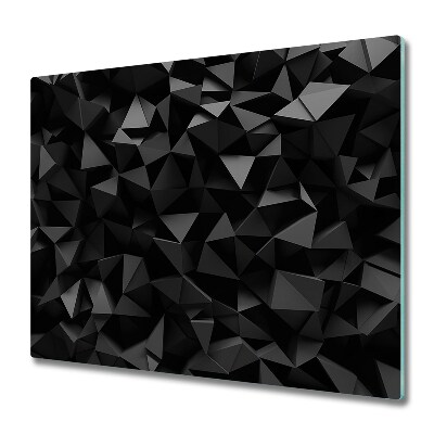 Deska do krojenia Ciemno szara abstrakcja 3D