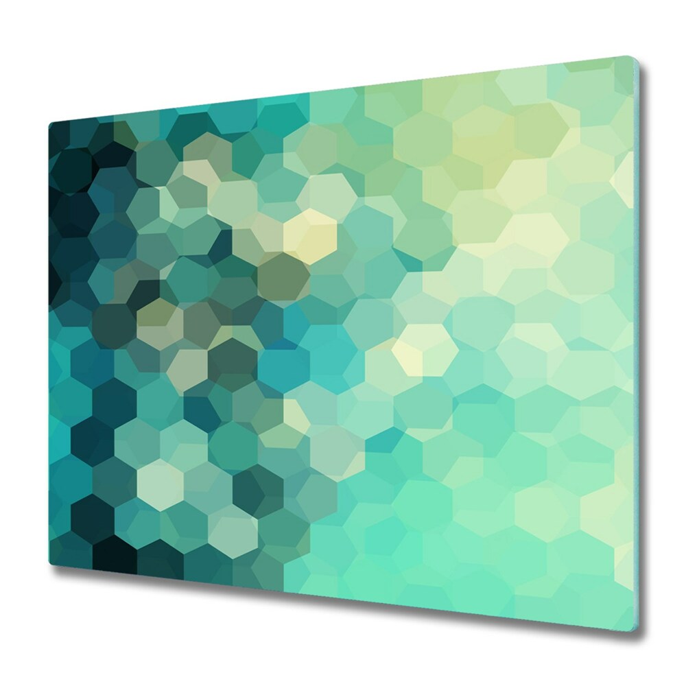 Deska do krojenia Niebieskie tło z heksagonów