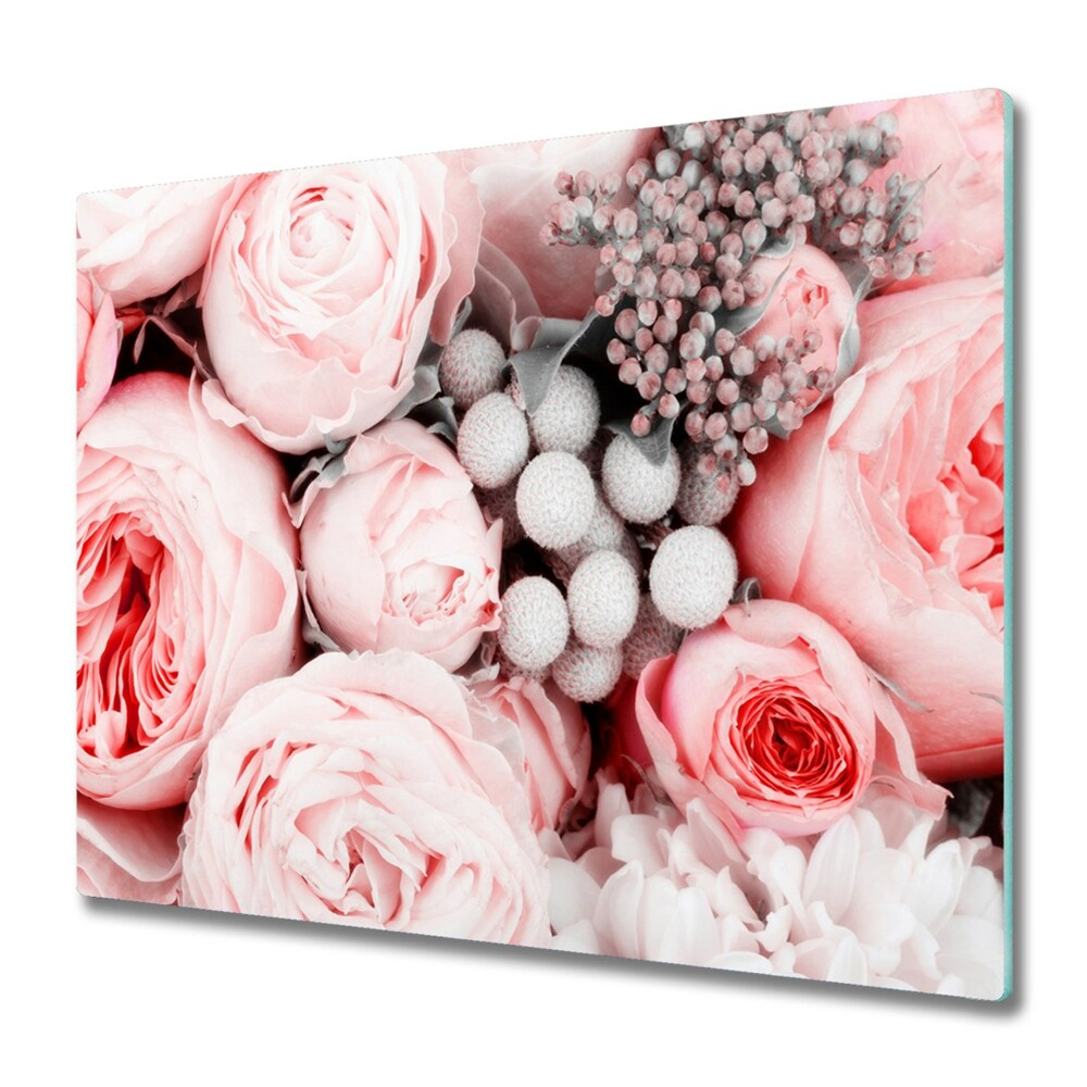 Deska do krojenia Bukiet różowych kwiatów