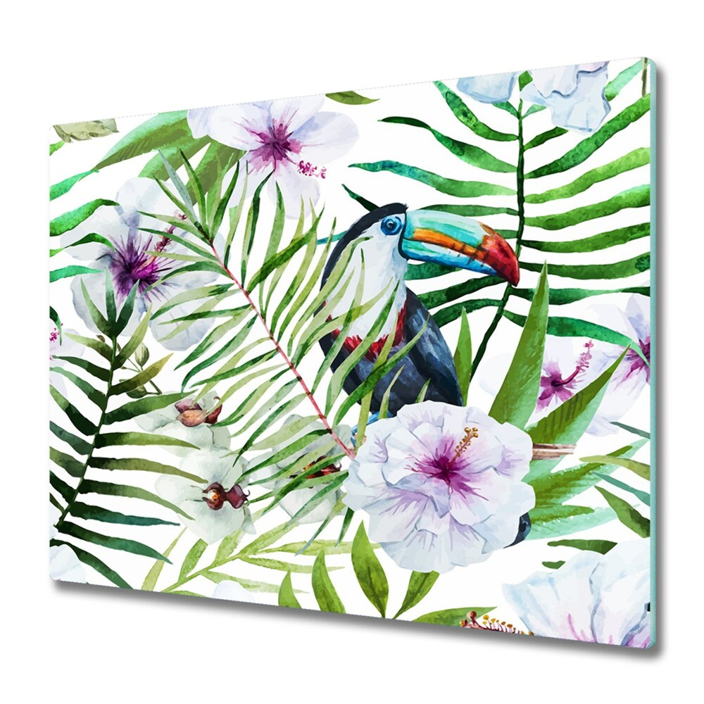 Deska do krojenia Tukan i tropikalne liście