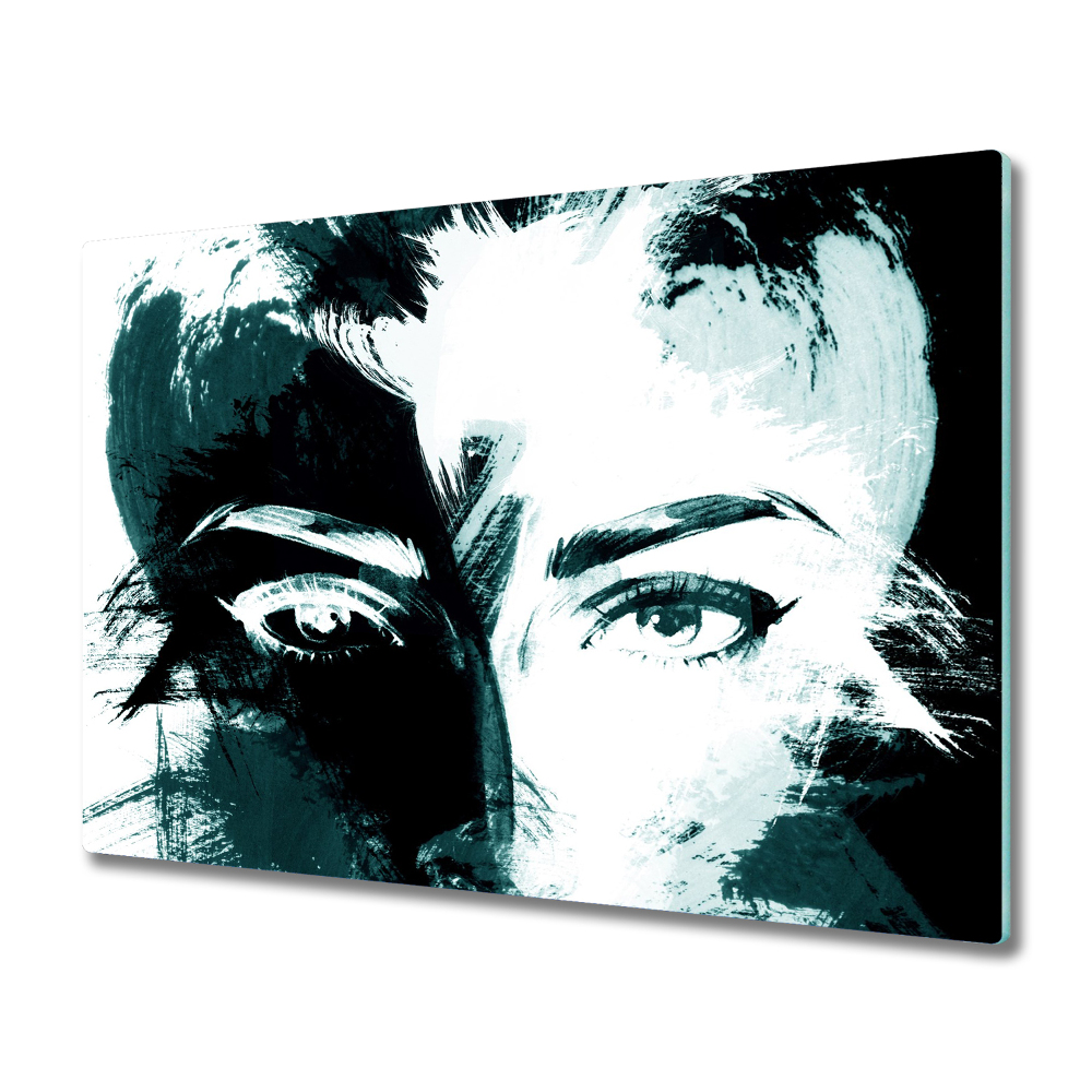 Deska do krojenia Abstrakcja Twarz kobiety