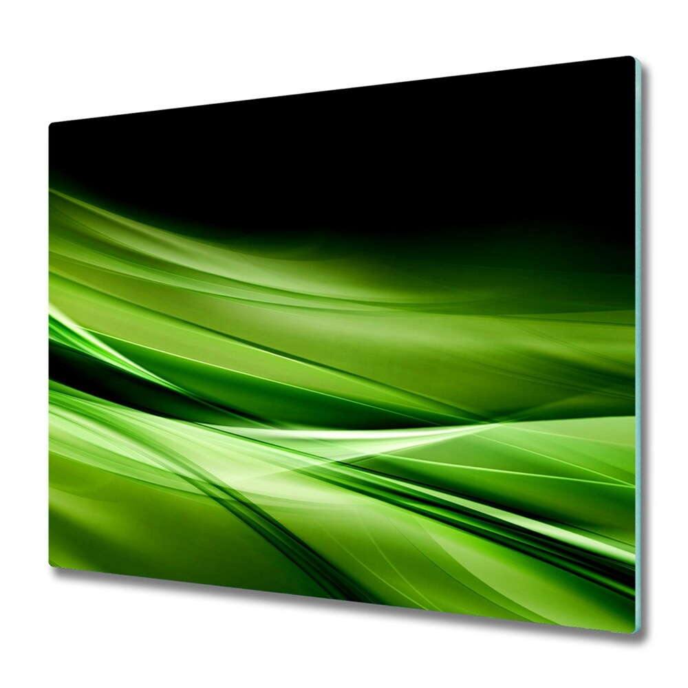 Deska do krojenia Zielone fale tło