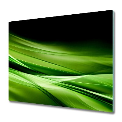 Deska do krojenia Zielone fale tło