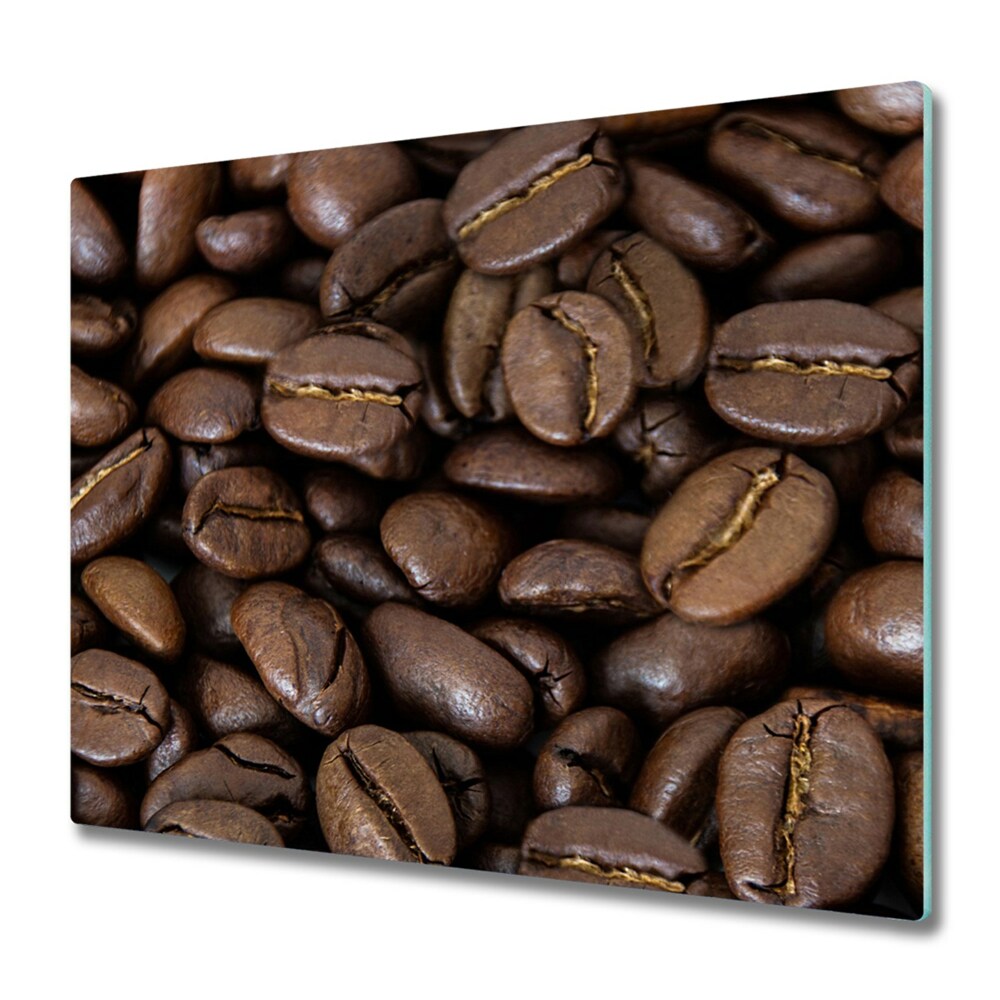 Deska do krojenia Ziarna kawy zbliżenie