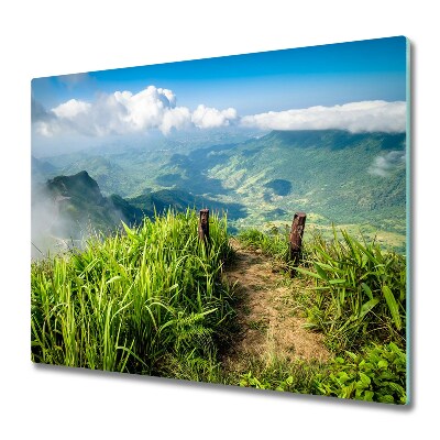 Deska do krojenia Ścieżka w górach