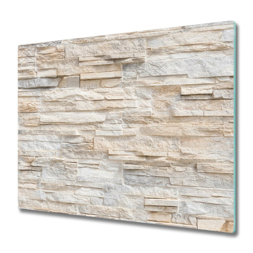 Deska do krojenia Ściana z kamiennych płytek