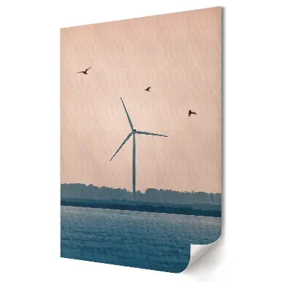 Stylowy plakat na ścianę Spokój natury i energia wiatru