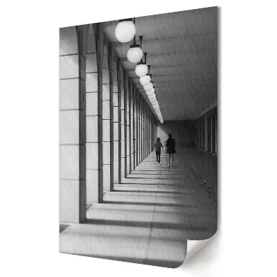 Grafika ścienna na płótnie Cienie i Światło w Architekturze