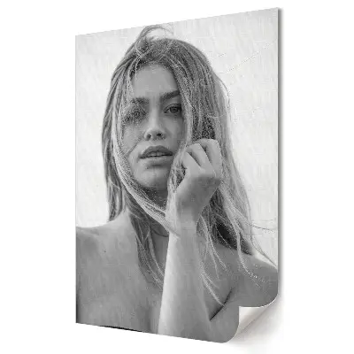 Plakat na materiale polycanvas Naturalna Uroda w Monochromatycznym Stylu