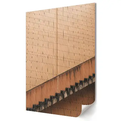 Plakat na materiale polycanvas Geometryczne piękno schodów i ścian