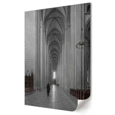 Plakat na materiale polycanvas Spokój w czarno-białej architekturze