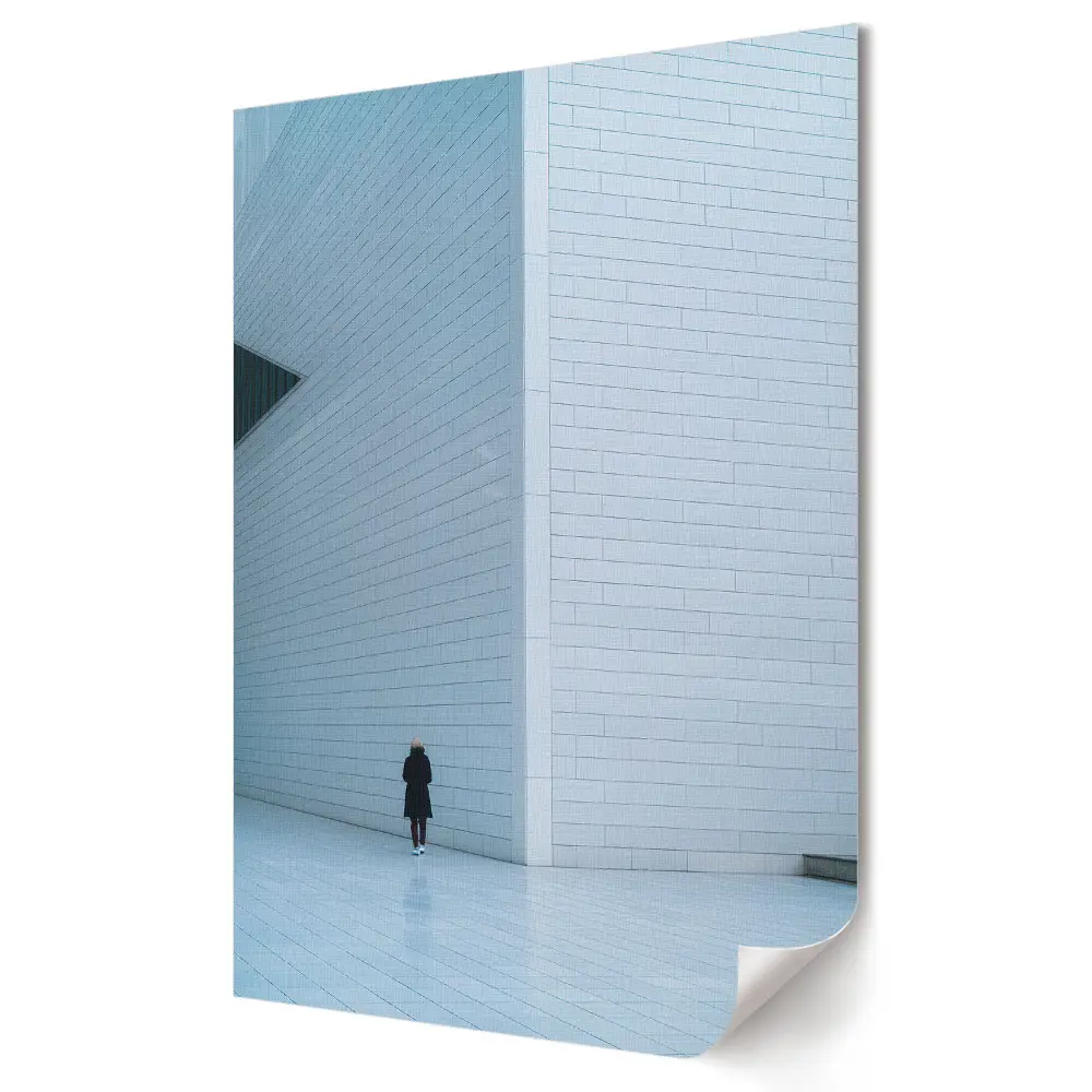 Obraz na płótnie Samotność w nowoczesnej architekturze