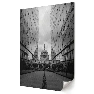 Nowoczesny plakat dekoracyjny Kontrast Architektury St. Paul’s w lustrze