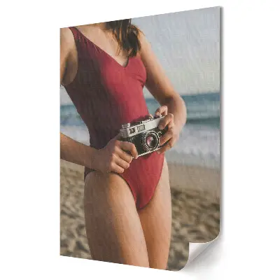 Nowoczesny plakat dekoracyjny Letnie wspomnienia z plaży