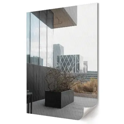 Grafika ścienna na płótnie z motywem nowoczesnej architektury i minimalistycznego designu