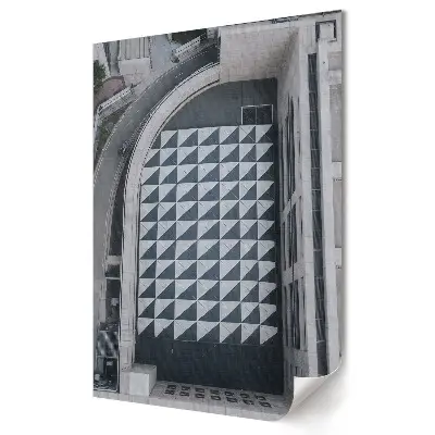 Stylowy plakat na ścianę Geometryczne wzory z lotu ptaka