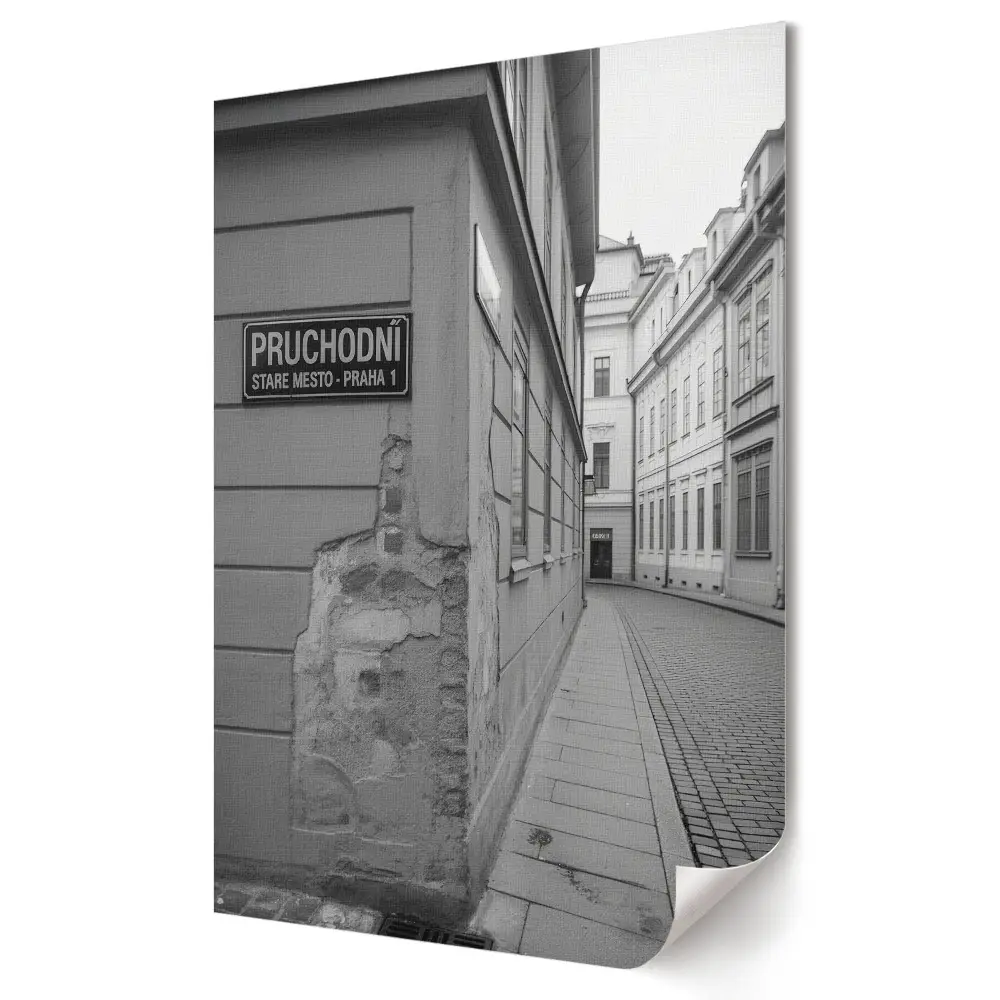 Nowoczesny plakat dekoracyjny Urok Starego Miasta w Pradze