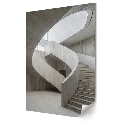Stylowy plakat na ścianę Nowoczesna Spirala Architektura i Minimalizm