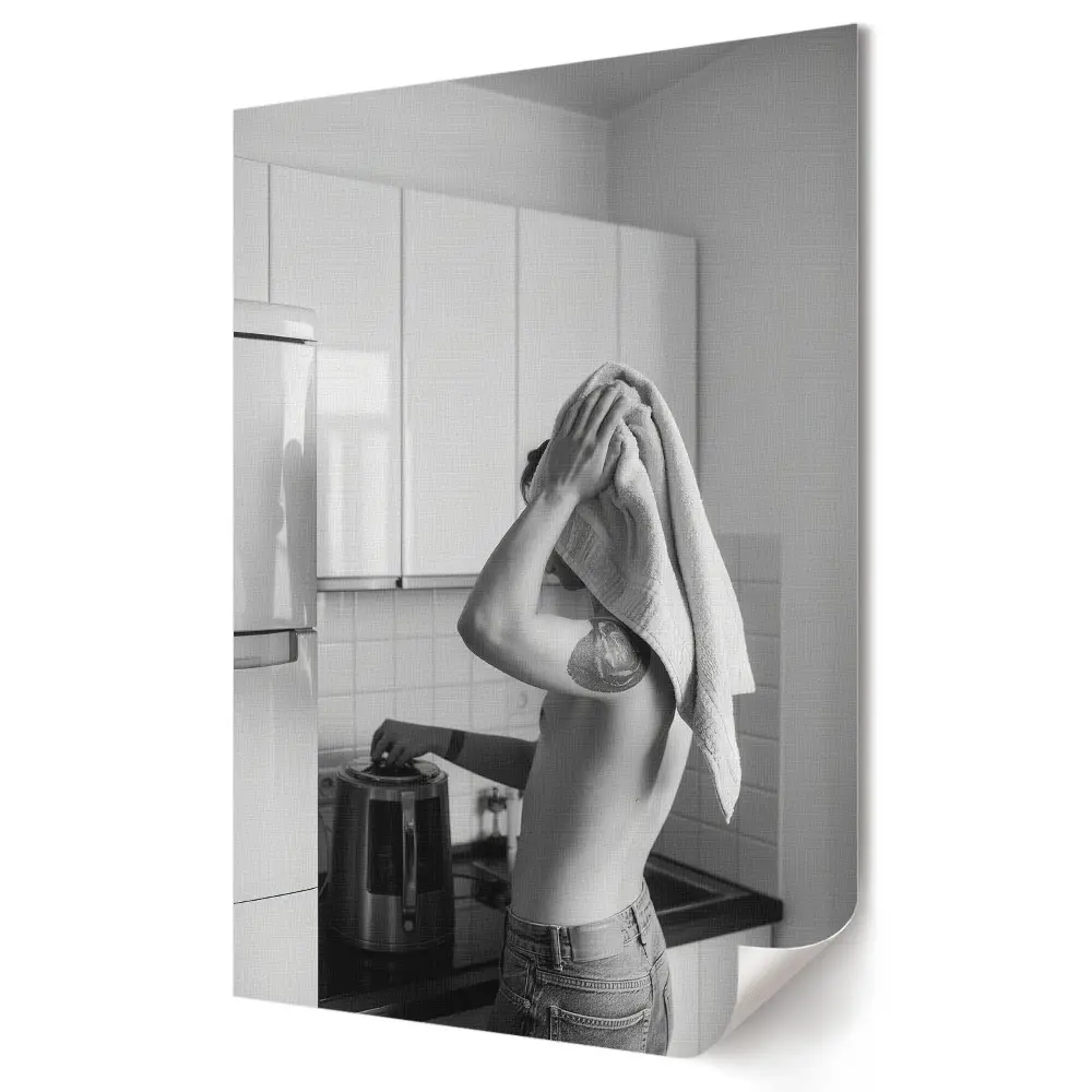 Plakat na materiale polycanvas Codzienna chwila w kuchni