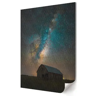 Stylowy plakat na ścianę Galaktyka nad Starym Siedliskiem