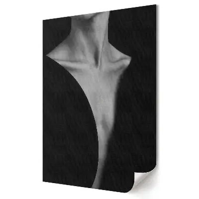 Plakat na materiale polycanvas Cień i światło w monochromatycznej formie