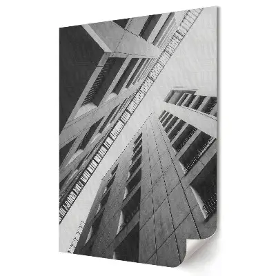 Nowoczesny plakat dekoracyjny Architektura w odcieniach szarości