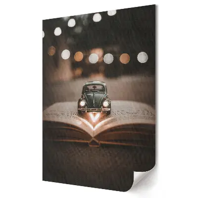 Stylowy plakat na ścianę Magia książek i nostalgii