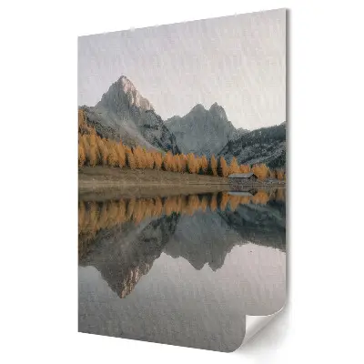 Plakat na materiale polycanvas Górski krajobraz w jesiennych barwach