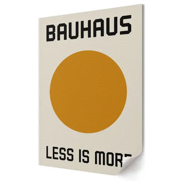 Grafika ścienna na płótnie Minimalizm w stylu Bauhaus