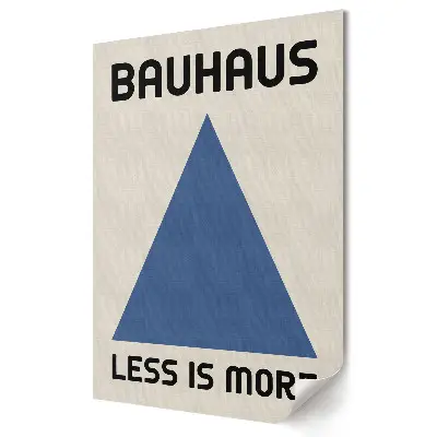 Stylowy plakat na ścianę Minimalizm w stylu Bauhaus
