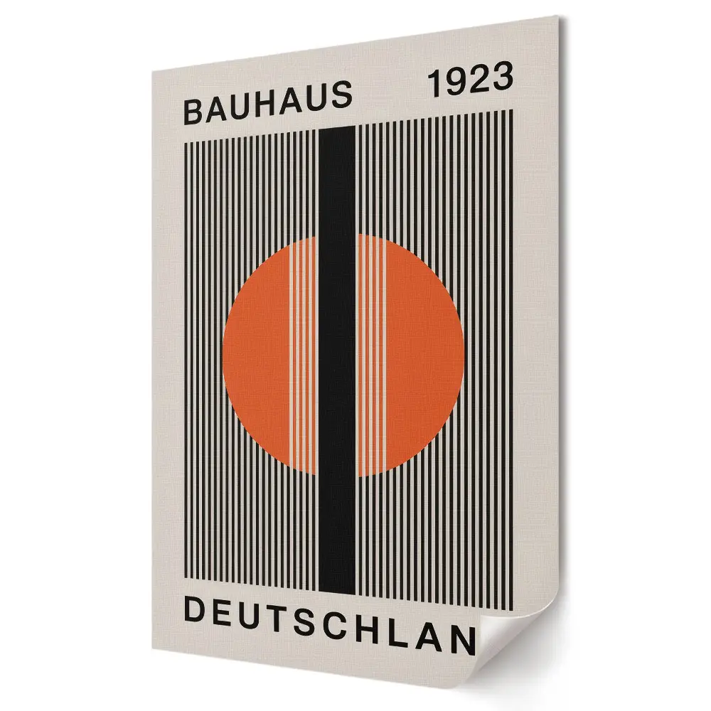 Grafika ścienna na płótnie Bauhaus 1923 Geometria i Kolorystyka